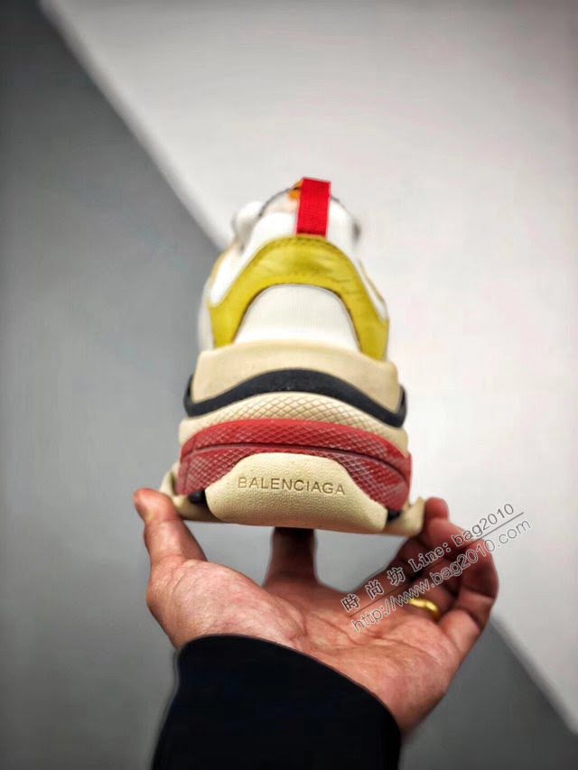 Balenciaga經典款男女鞋 巴黎世家頂級版本Triple-S 17老爹鞋 Balenciaga情侶款老爹鞋  hdbl1230